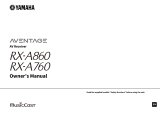 Yamaha RX-A760 Owner's manual