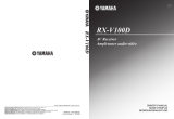 Yamaha RX-V100D Owner's manual