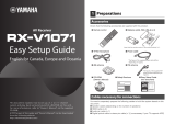 Yamaha RX-V1071 Owner's manual