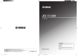 Yamaha RX-V1300 User manual