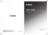 Yamaha RX-V2400 User manual