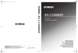 Yamaha RX-V2400RDS Owner's manual