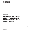 Yamaha RX-V3075 Owner's manual