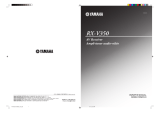 Yamaha RX-V350 User manual
