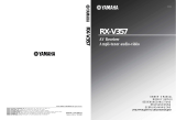 Yamaha RX-V357 User manual