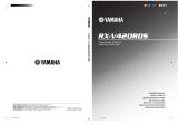 Yamaha RX-V420RDS User manual
