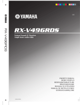 Yamaha RX-V496RDS User manual