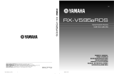 Yamaha RX-V595aRDS User manual