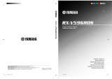 Yamaha RX-V596RDS Owner's manual