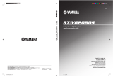 Yamaha RX-V620RDS Owner's manual