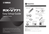 Yamaha RX-V771 Installation guide