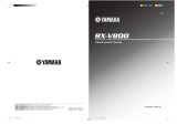 Yamaha RX-V800 User manual