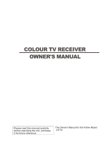Haier 21F7A Owner's manual
