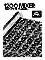 Peavey 1200 Mixer Owner's manual