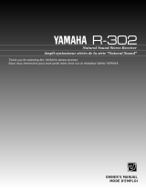 Yamaha R-302 User manual