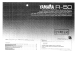 Yamaha R-50 Owner's manual