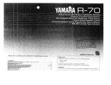 Yamaha R-70 Owner's manual