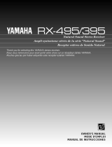 Yamaha RX-495 Owner's manual
