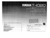 Yamaha T-1020 Owner's manual