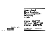 Electrolux ZB760 Dunstabzugshaube Owner's manual