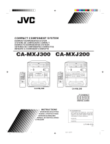 JVC Speaker System CA-MXJ200 User manual