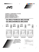 JVC Speaker System CA-MXJ500 User manual