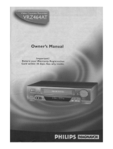 Magnavox VRZ464AT User manual