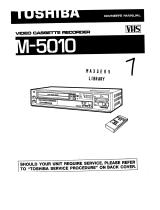 Toshiba M-5010 Owner's manual
