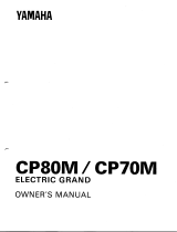 Yamaha CP80M Owner's manual