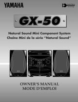 Yamaha GX-50RDS Owner's manual