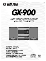 Yamaha GX-900 Owner's manual