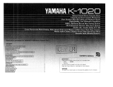 Yamaha K-1020 Owner's manual