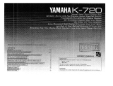 Yamaha K-720 Owner's manual