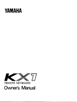 Yamaha KX-10 Owner's manual