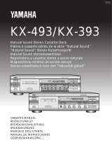 Yamaha KX-493 Owner's manual