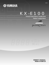 Yamaha KX-E100 User manual