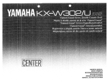 Yamaha KX-W302U Owner's manual