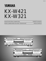Yamaha KX-W321 User manual