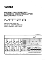 Yamaha MT120 Owner's manual