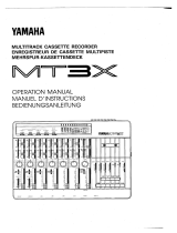Yamaha MT3X Owner's manual