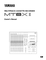 Yamaha MT8X User manual