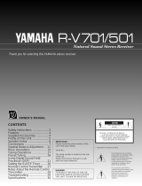 Yamaha R-V701 Owner's manual