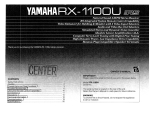Yamaha RX-1100U Owner's manual