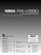 Yamaha RX-V690 User manual