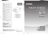 Yamaha MDX-E300 User manual