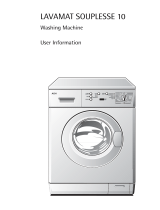 AEG LAVSOUPLESSE12 User manual