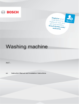 Bosch washing machine Installation guide