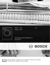 Bosch WVD24420EU/01 User manual