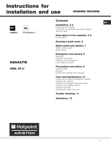 Hotpoint AQ6L 09 U (EU) User guide