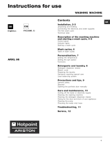 Hotpoint ARXL 95 (EU) User guide